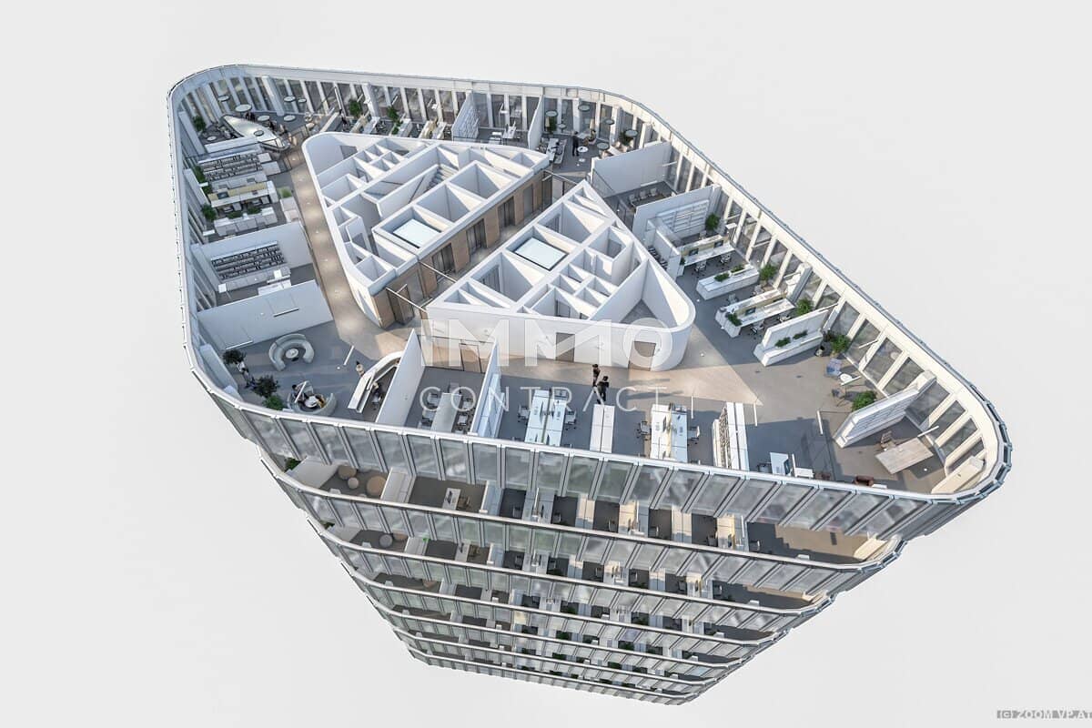Moderne Bürofläche 833 m² in Wien-Landstraße, nahe U3 Erdberg