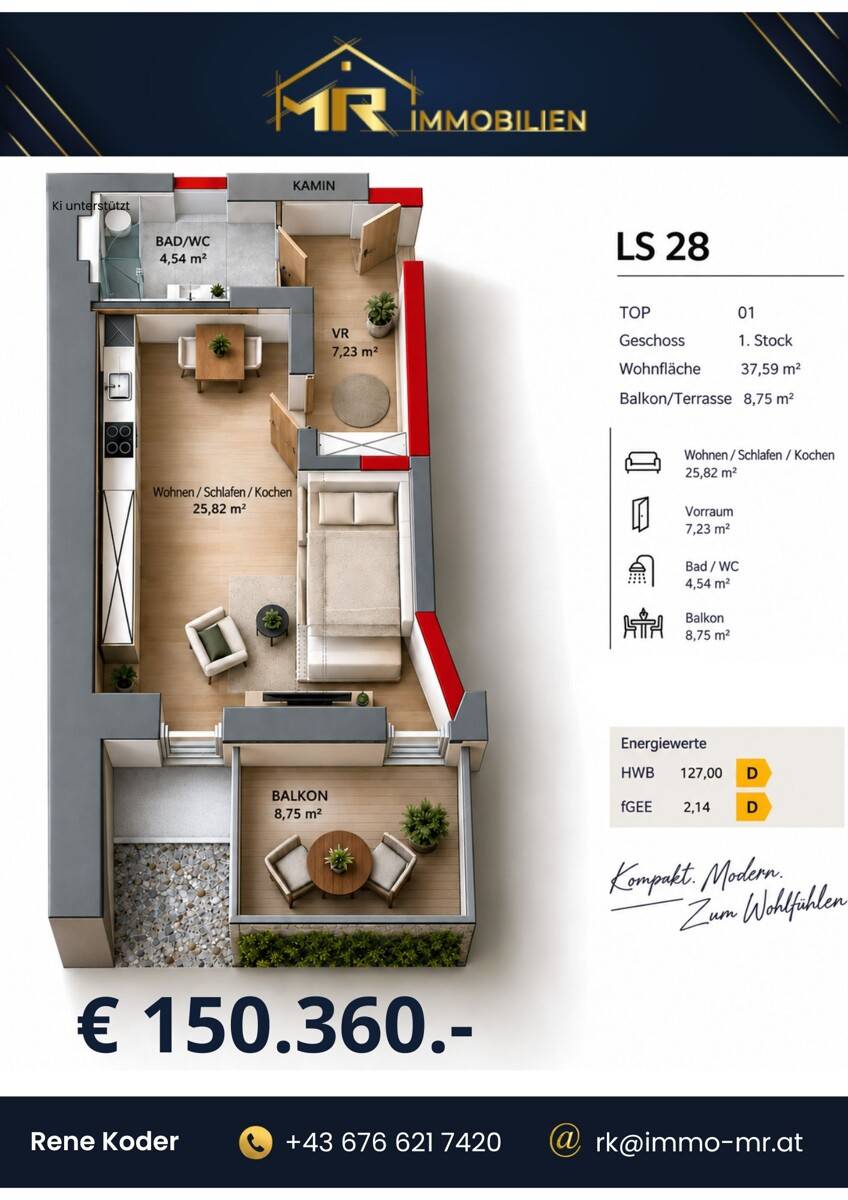 Anlegerwohnung renoviert bezugsfertig