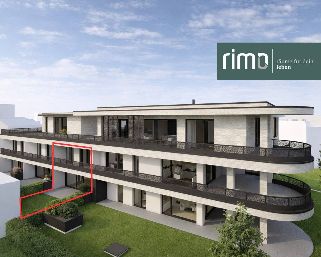 Neubau Maisonettewohnung mit Garten und Terrasse