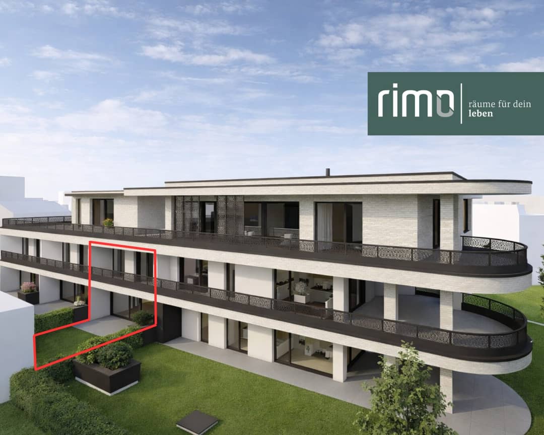 New build maisonette with garden terrace