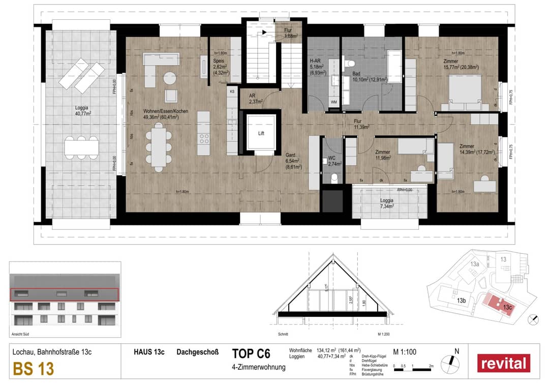 Dachgeschosswohnung C6 in Lochau