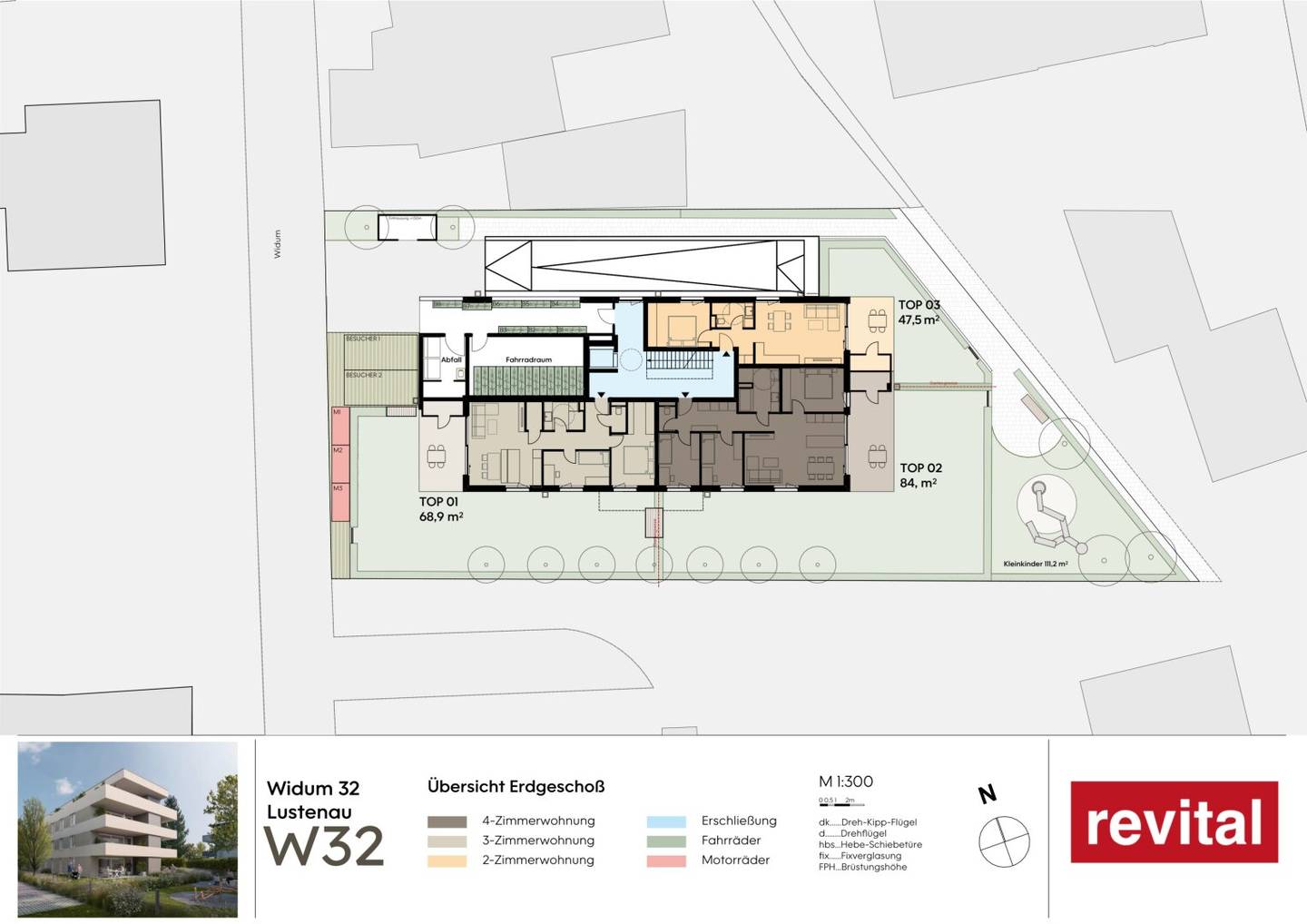Neubauwohnung mit Privatgarten in ruhiger Lage