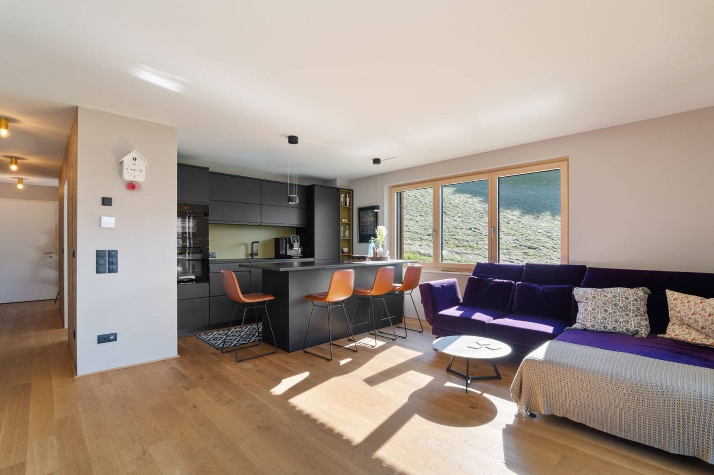 Wohnung mit unverbaubarem Bergblick und Balkon