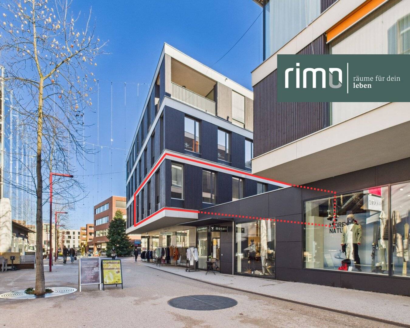Office or practice space with 212 m² in a prime location in the heart of Am Garnmarkt in Götzis - Office 8.1.5
