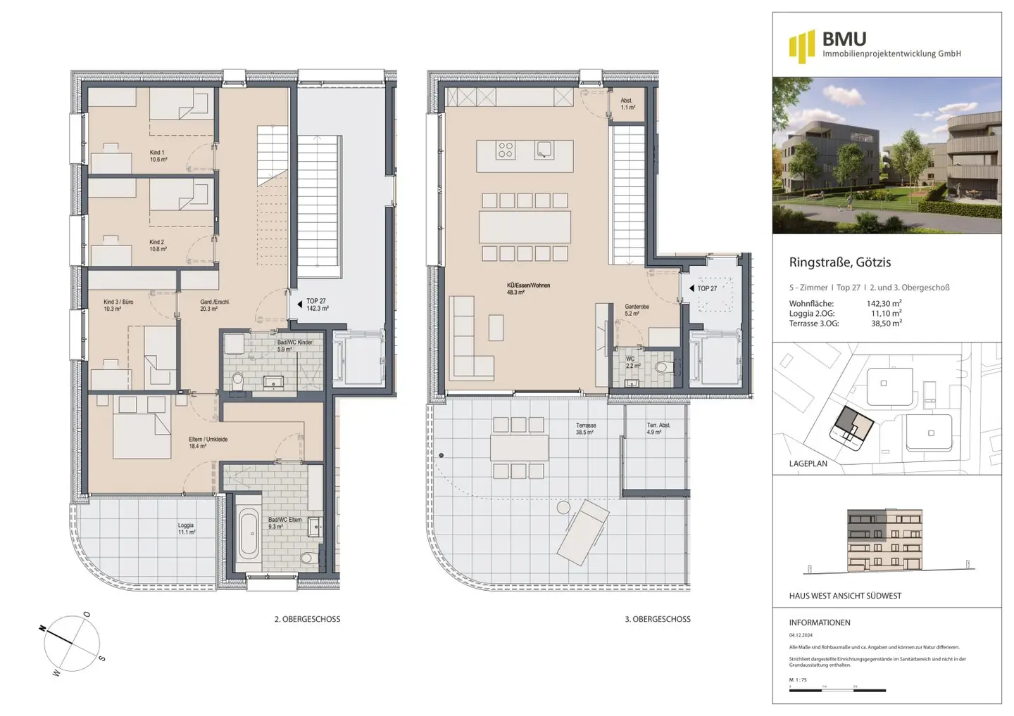 Apartment Maisonette New Build Terrace