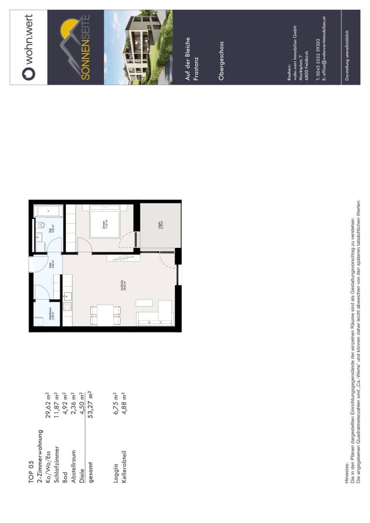 Neubau Wohnung Terrasse nahe Feldkirchs Altstadt