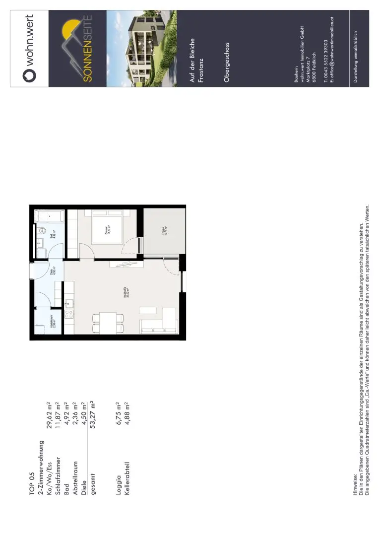 Neubau Wohnung Terrasse nahe Feldkirchs Altstadt
