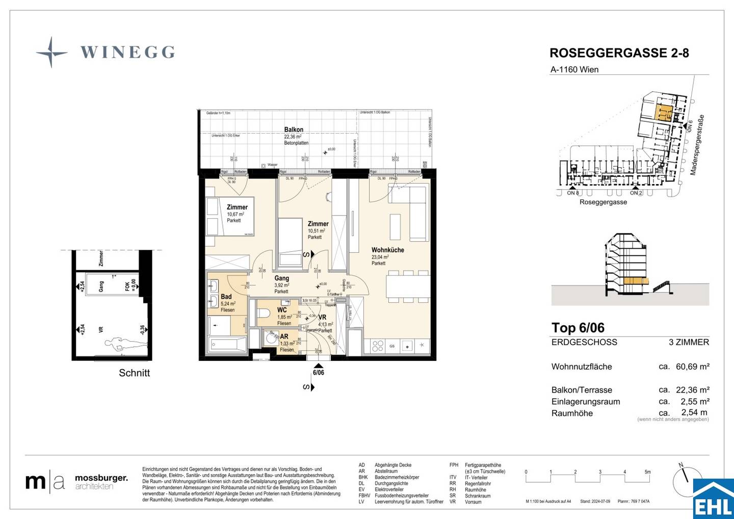 Wohnung with garden near Wilhelminenberg