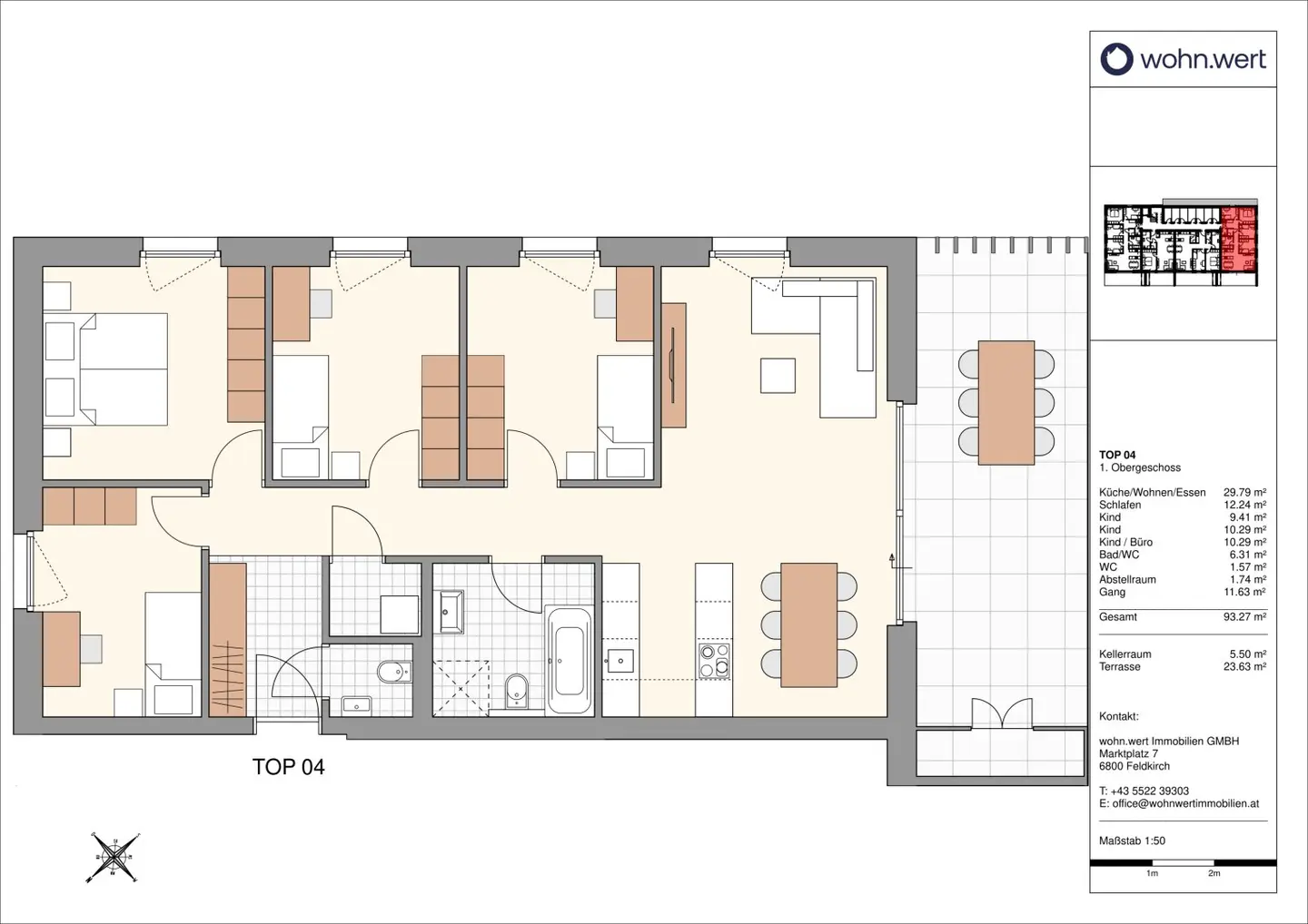 Apartment first occupancy terrace fiber