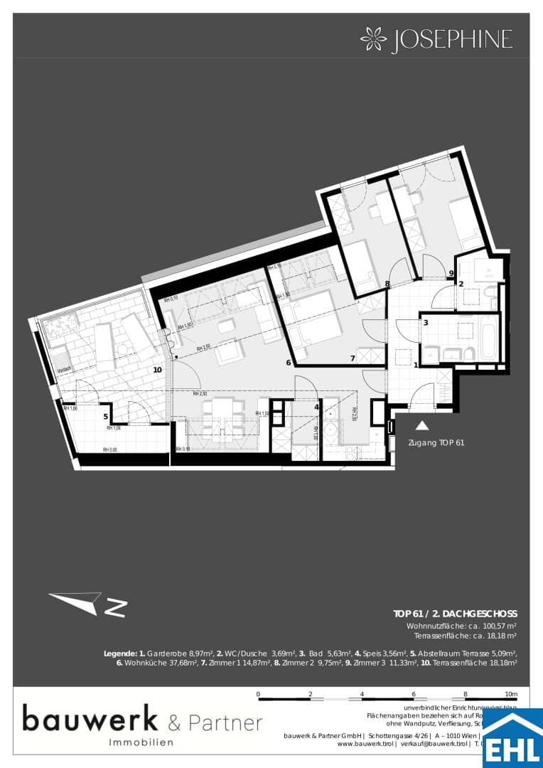 Vorsorgewohnung mit Praterblick und Terrasse