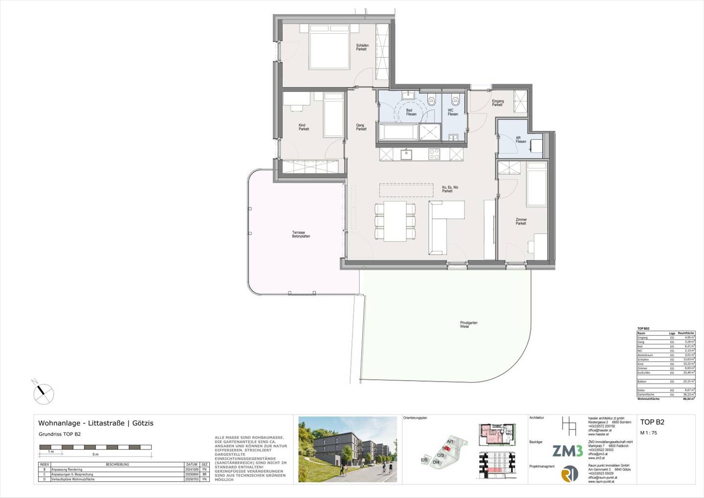 Apartment brand new central location with terrace