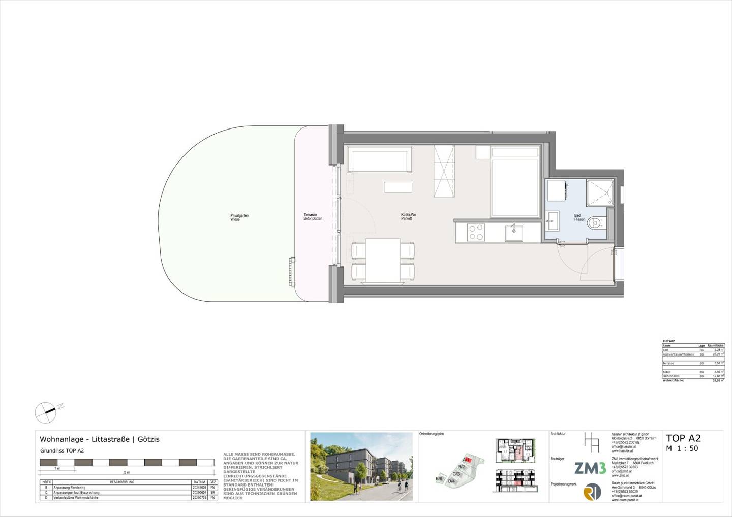 Wohnung Erstbezug Garten Balkon im Zentrum