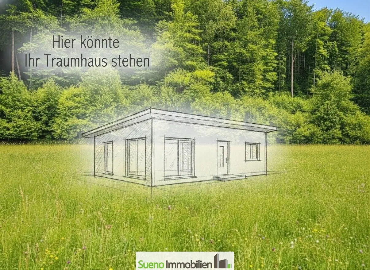Living in harmony with nature: building plot with agricultural land and no building obligation
