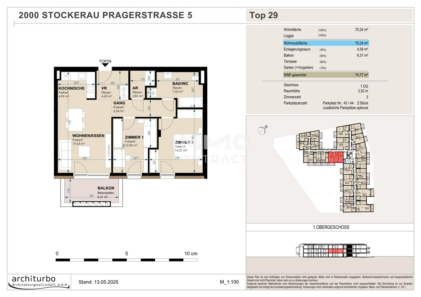 Apartment in Stockerau near center and train station
