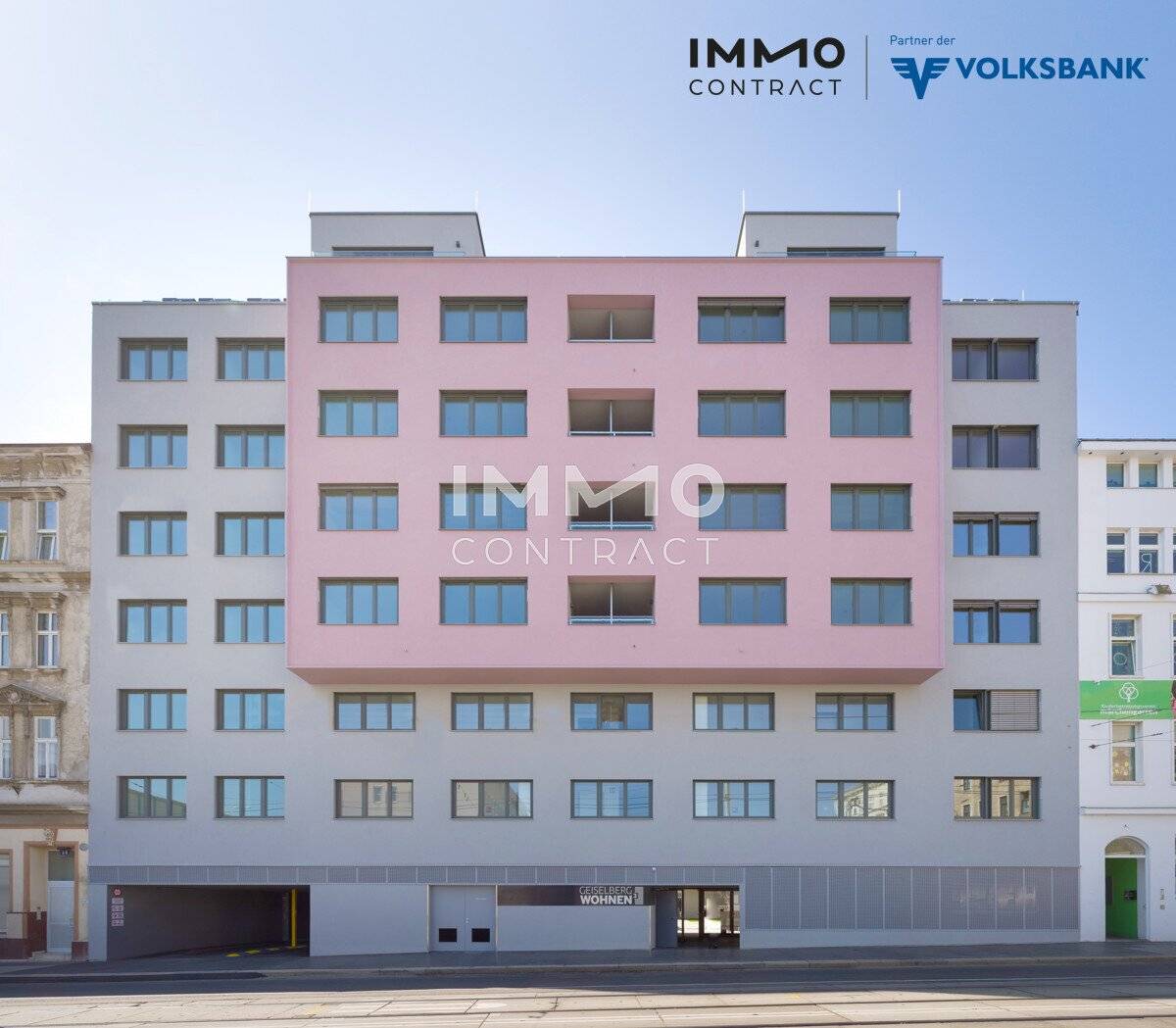 Sensational rent! Geiselbergstraße 10-12! Garage with a single parking space
