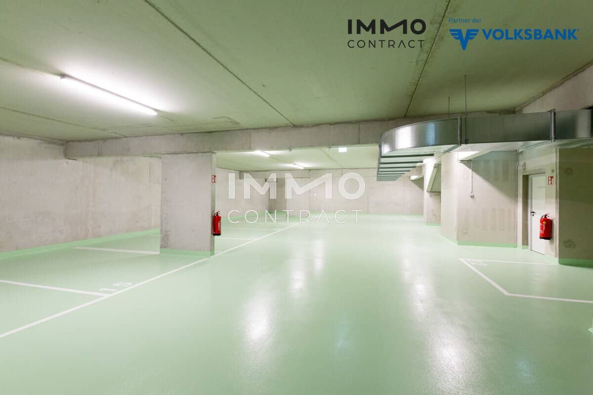 Sensational rent! Geiselbergstraße 10-12! Garage with a single parking space