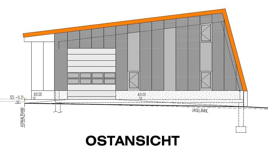 Neubau-Lagerhalle ca. 323 m² mit Sektionaltor in Windischgarsten