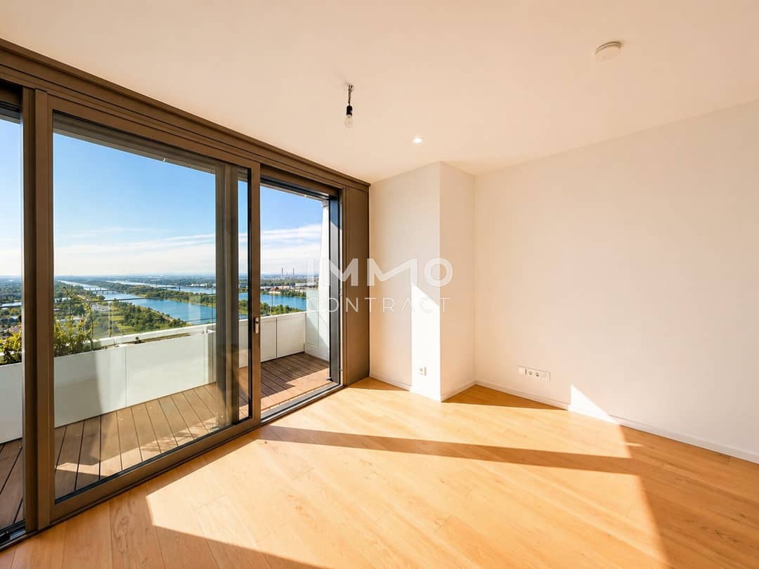 Wohnung Erstbezug Donauufer im höchsten Turm