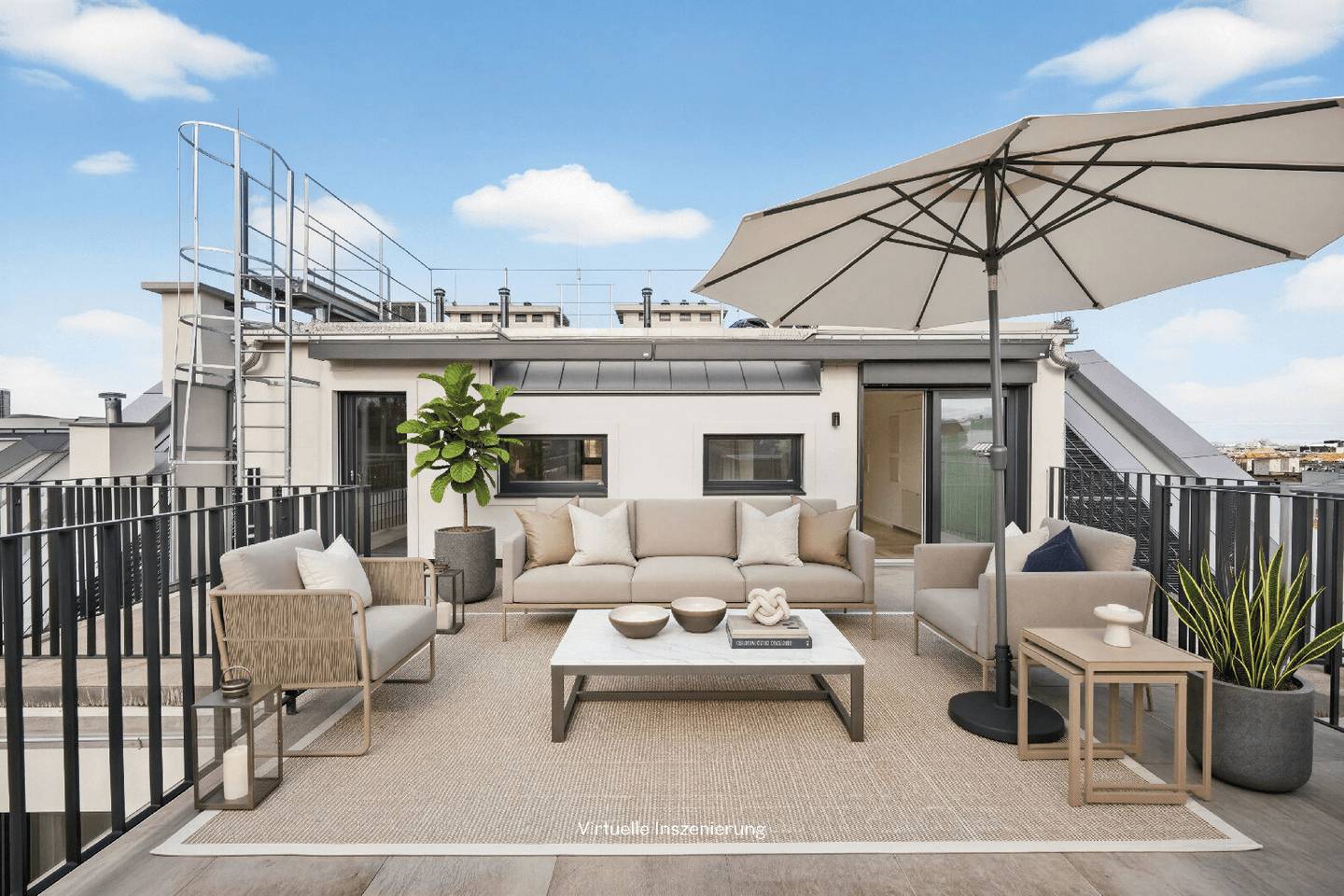 Top floor apartment with terrace near Schönbrunn