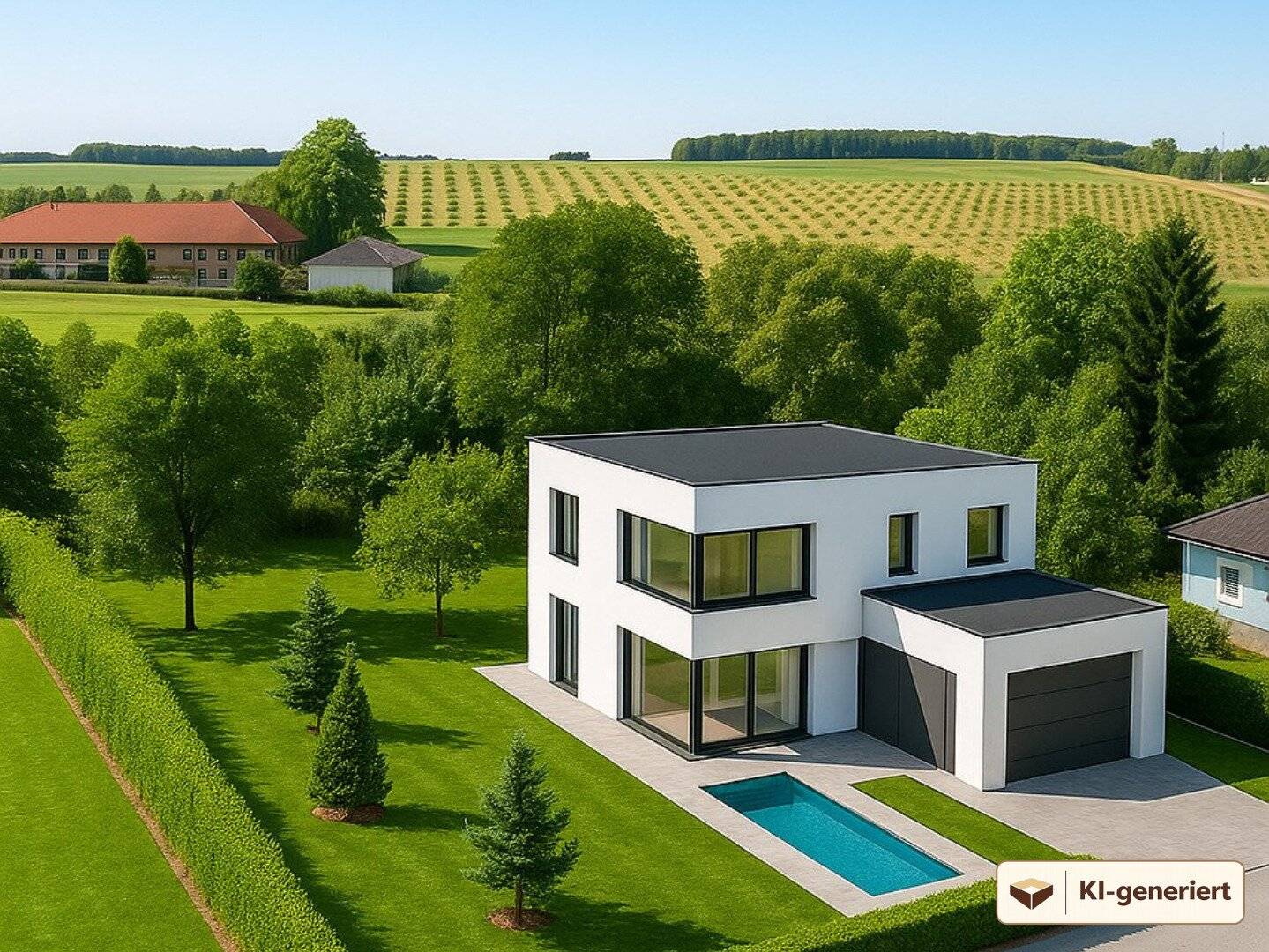 Grundstück für Ihr neues Traumhaus in Linz Land! - Bauland und Grünland auf 2.732 m² zu verkaufen