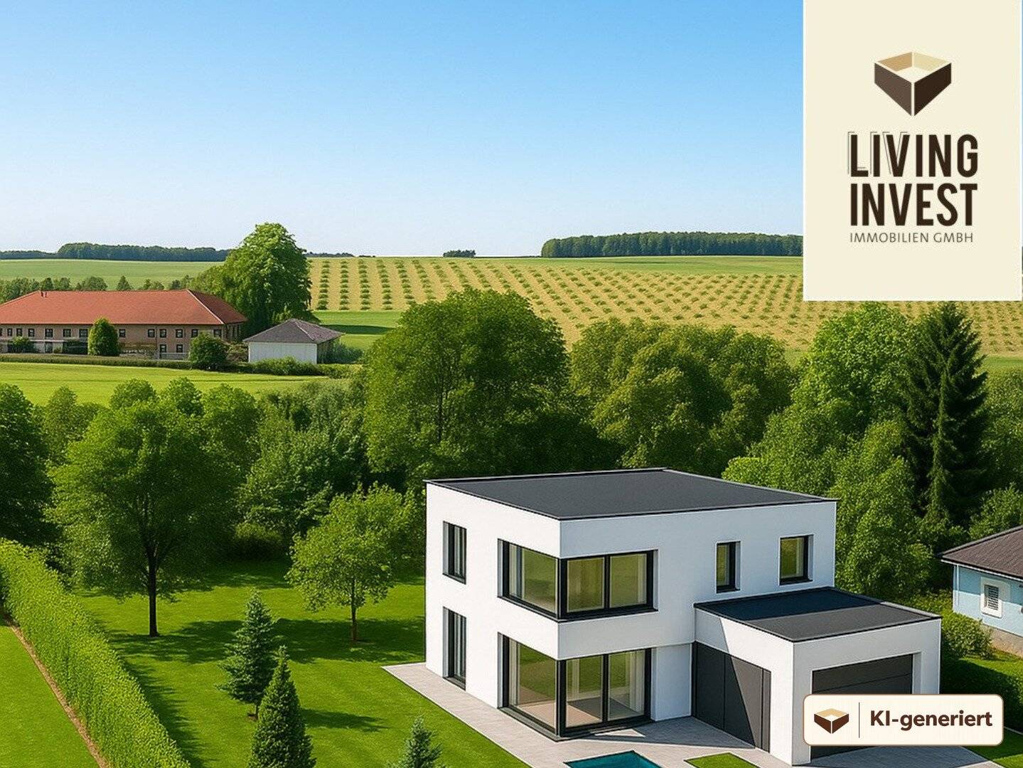 Grundstück für Ihr neues Traumhaus in Linz Land! - Bauland und Grünland auf 2.732 m² zu verkaufen