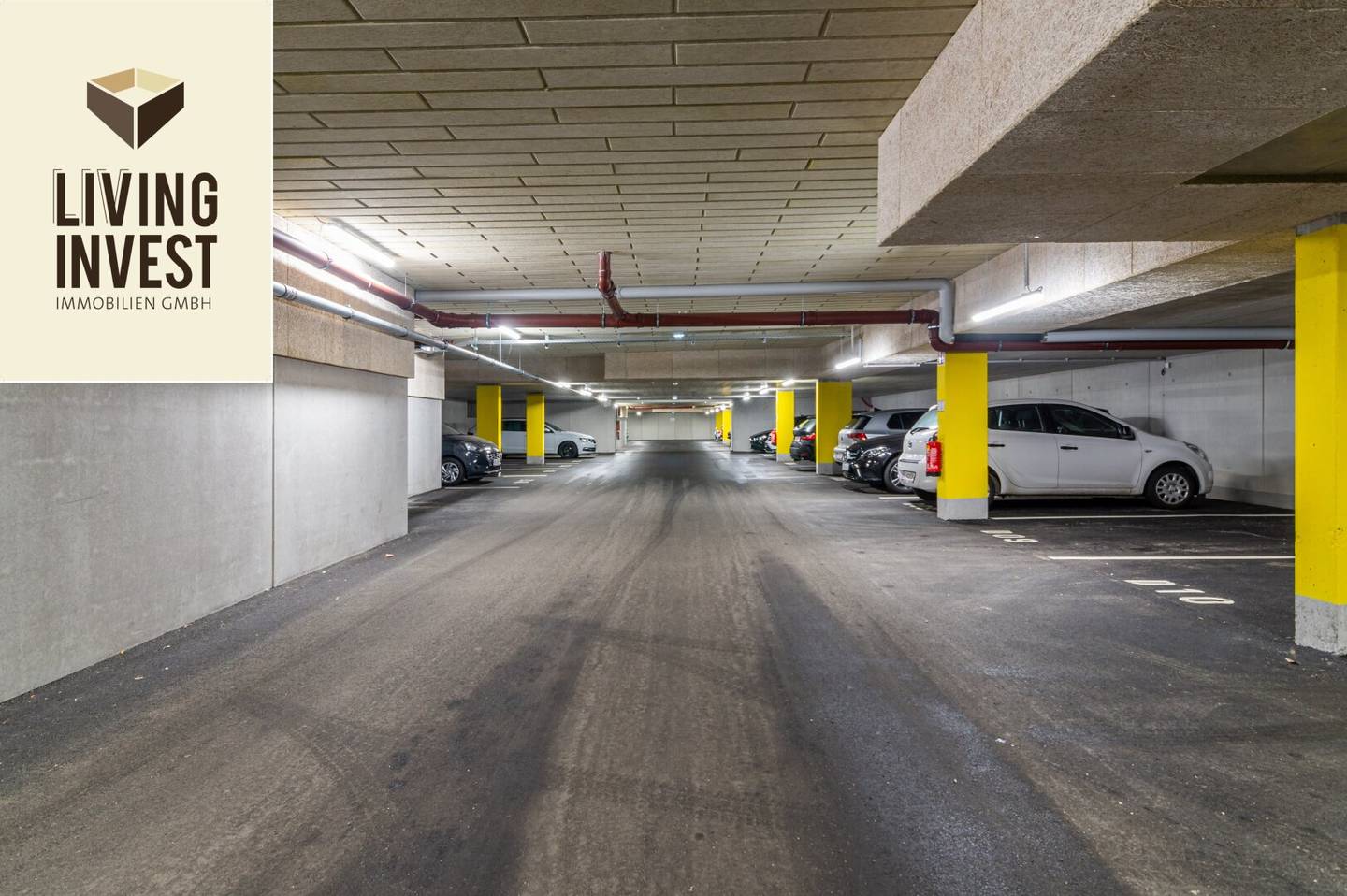 Tiefgaragenpaket: 5 Stellplätze in Bad Hall – Rendite ca. 5%