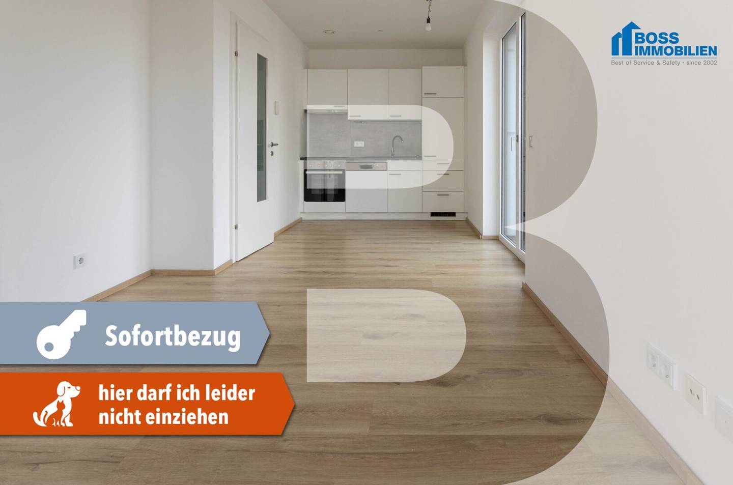 Wohnung in Traun with balcony and modern kitchen