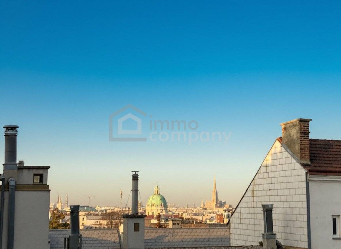 Dachgeschosswohnung mit zwei Terrassen nahe Elisabethplatz