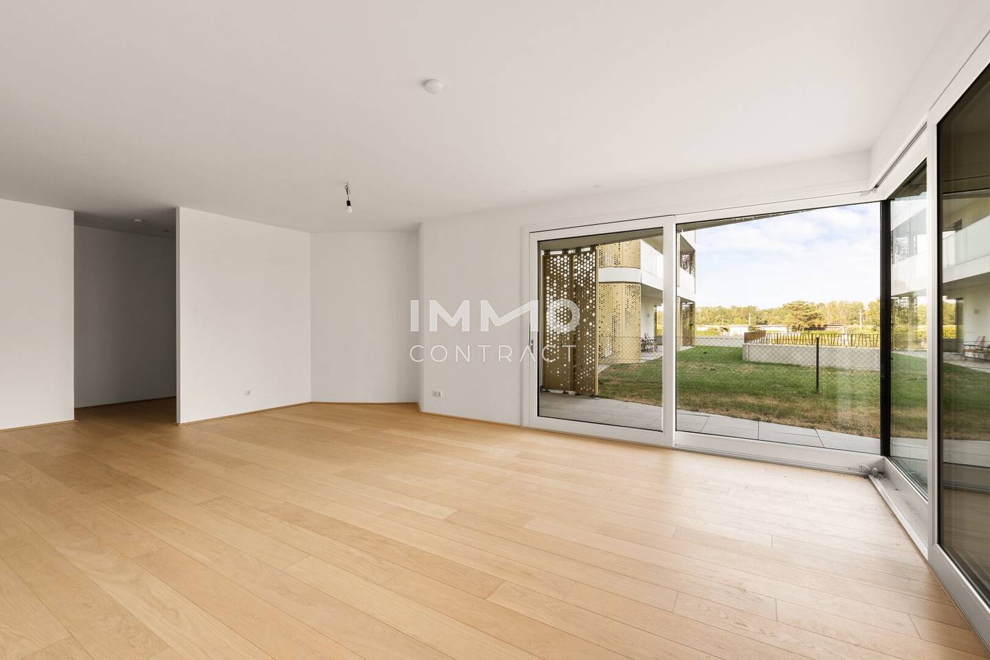 Brand new apartment with private garden by water