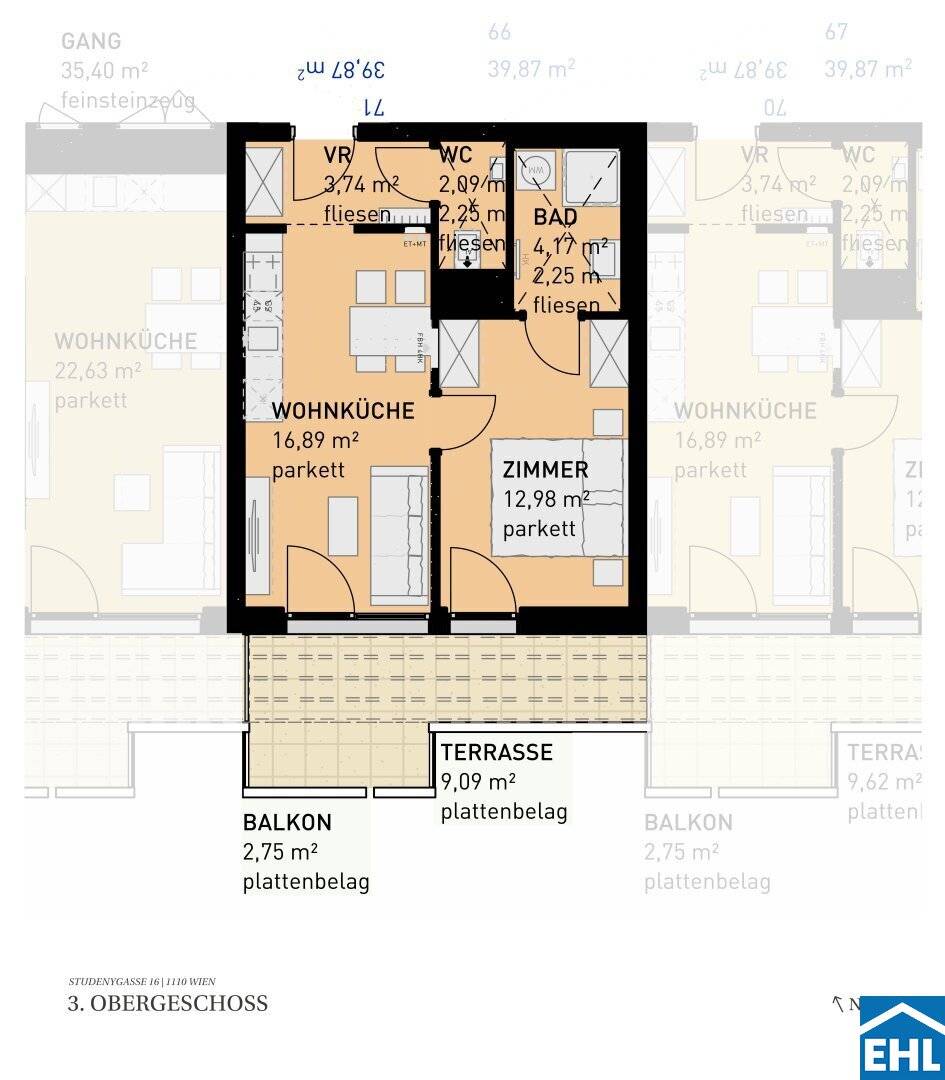 Your new home in Simmering: Comfortable 2- and 3-room apartments with outdoor space in Simmering? No, keep original name. This is incorrect.