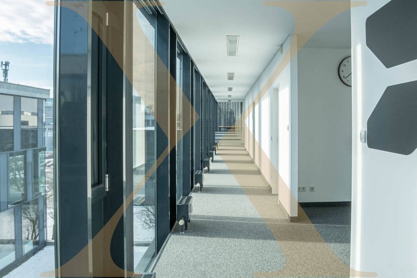 Air-conditioned! Modern office space in WDZ6 with sufficient parking in Wels for rent!