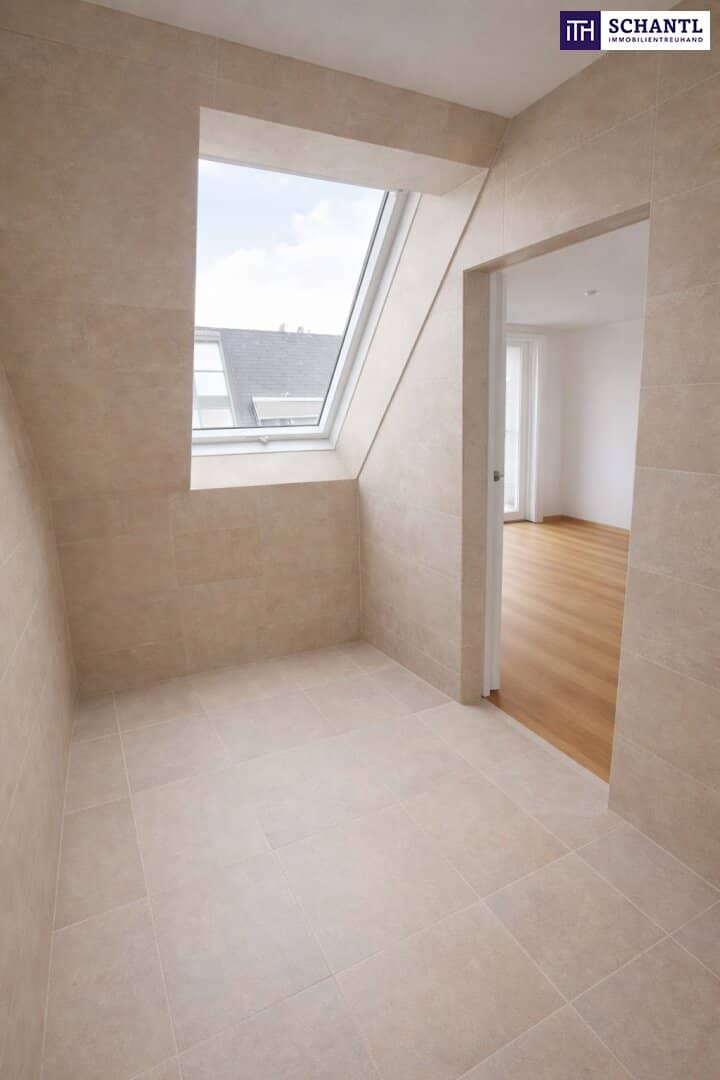 Attic apartment courtyard terrace and underfloor heating