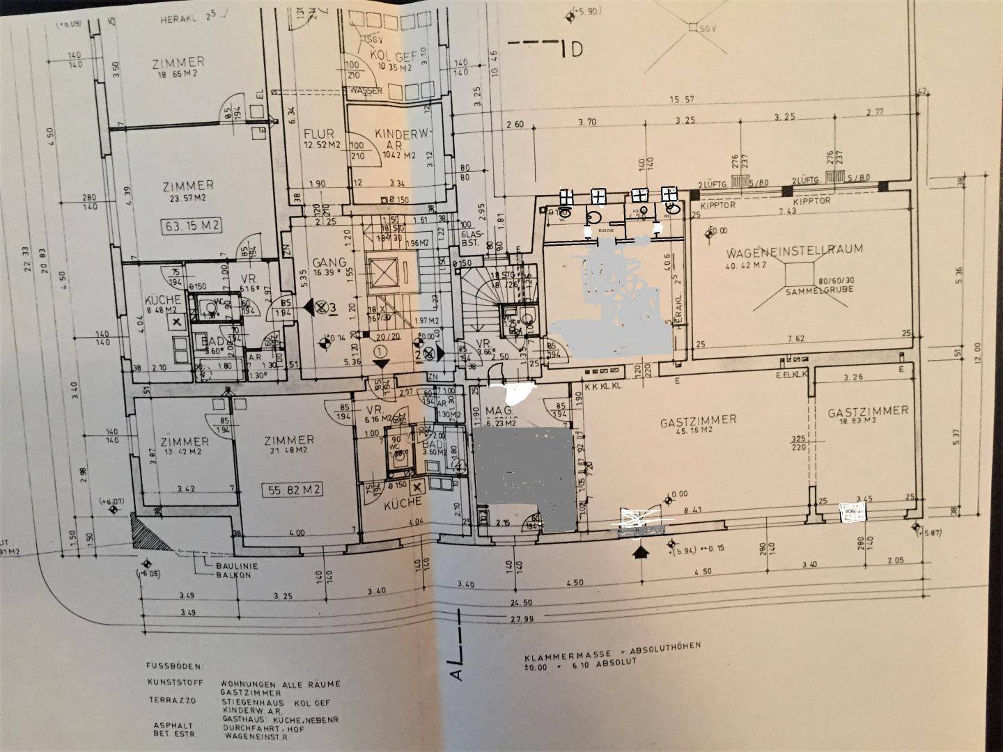 Gewerbeobjekt Büro-Lager in Wien 1210 Floridsdorf, 193 m² Baujahr 1966