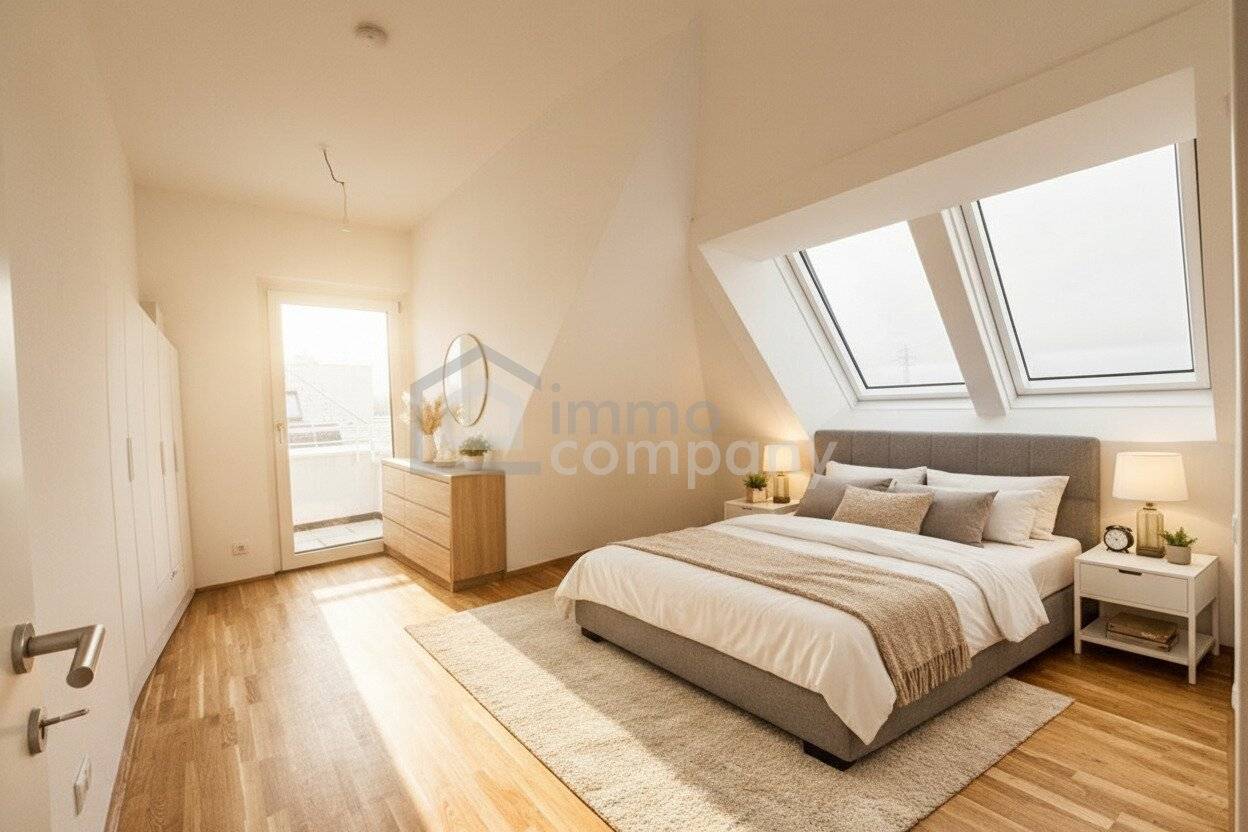 Attic apartment with terrace | Air Conditioning | Near U2 | Mühlwasser | Garage optional