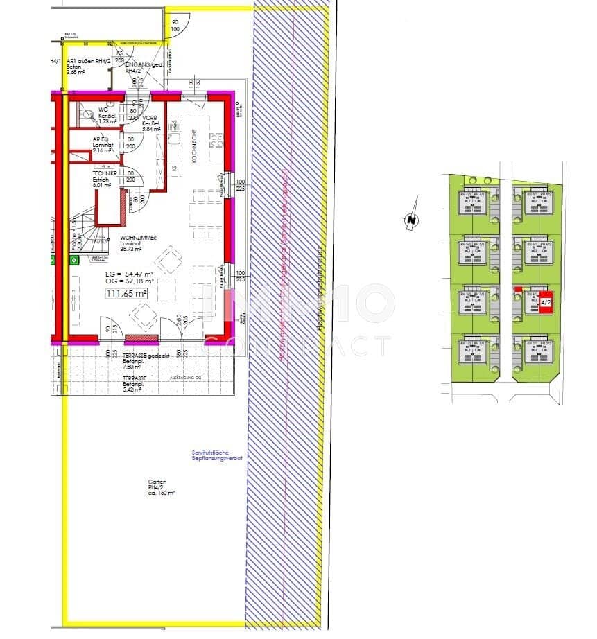 Doppelhaushälfte in Haunoldstein mit 111,65 m² Wohnfläche und Balkon