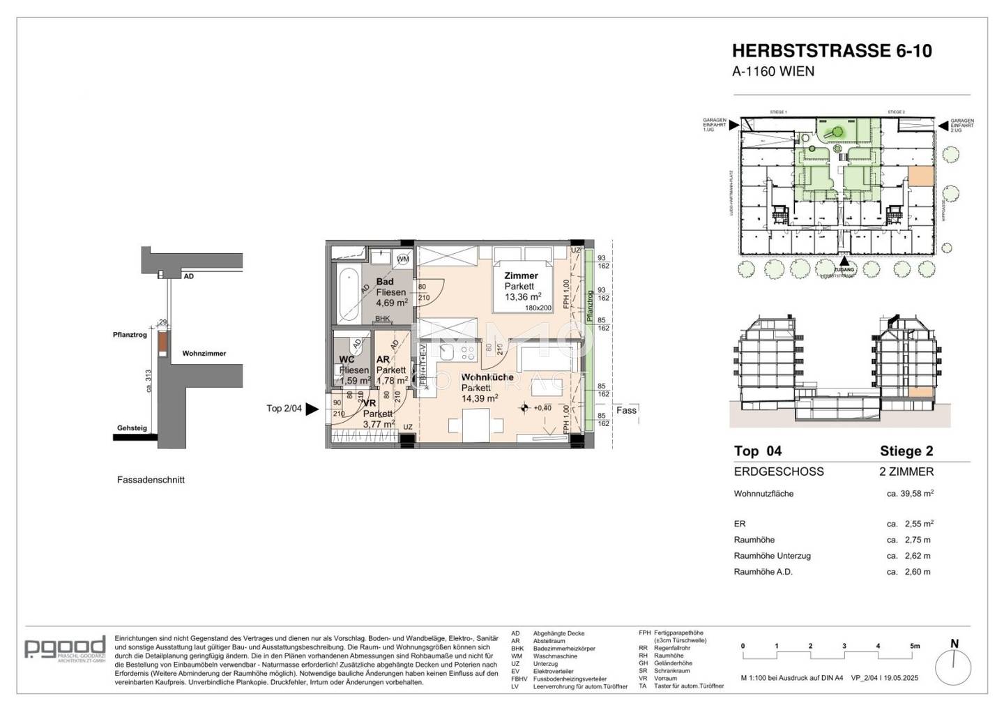 New build apartment at Park with open kitchen