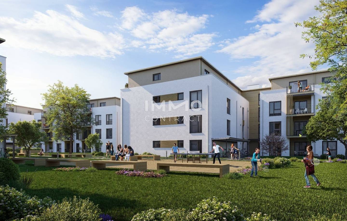 Wohnung mit Loggia Erstbezug klimaaktiv Gold zertifiziert