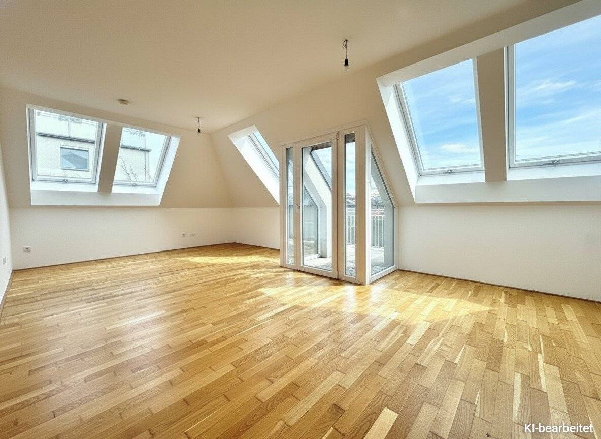 Dachgeschosswohnung mit Balkon und guter Infrastruktur
