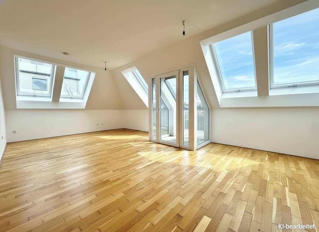 Dachgeschosswohnung mit Balkon und guter Infrastruktur