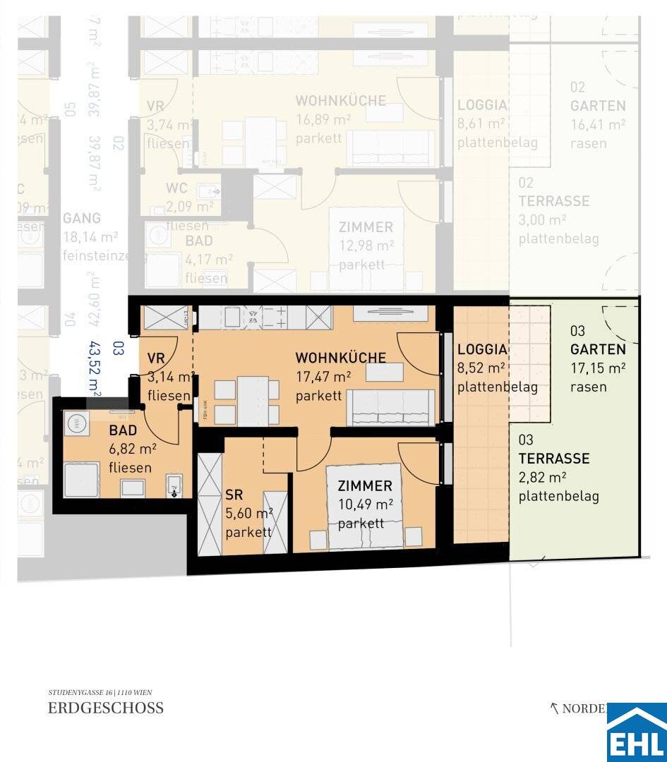 Residential development project in the trendy district: investment apartments in Simmering