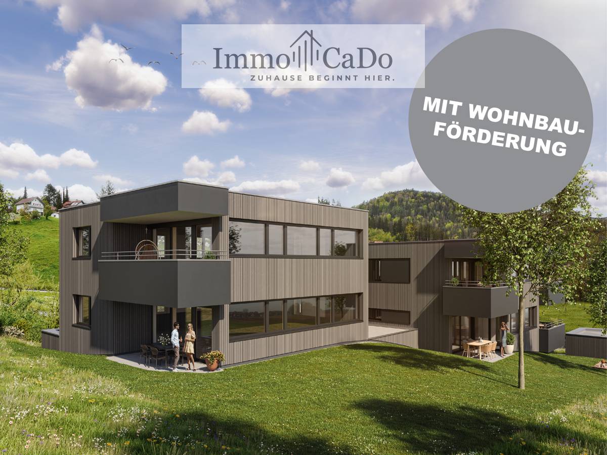 Erdgeschosswohnung Neubau Erstbezug Gartenfläche