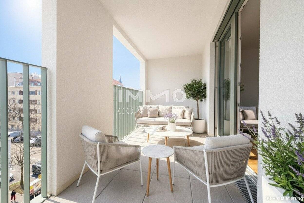 Apartment first occupancy open kitchen loggia