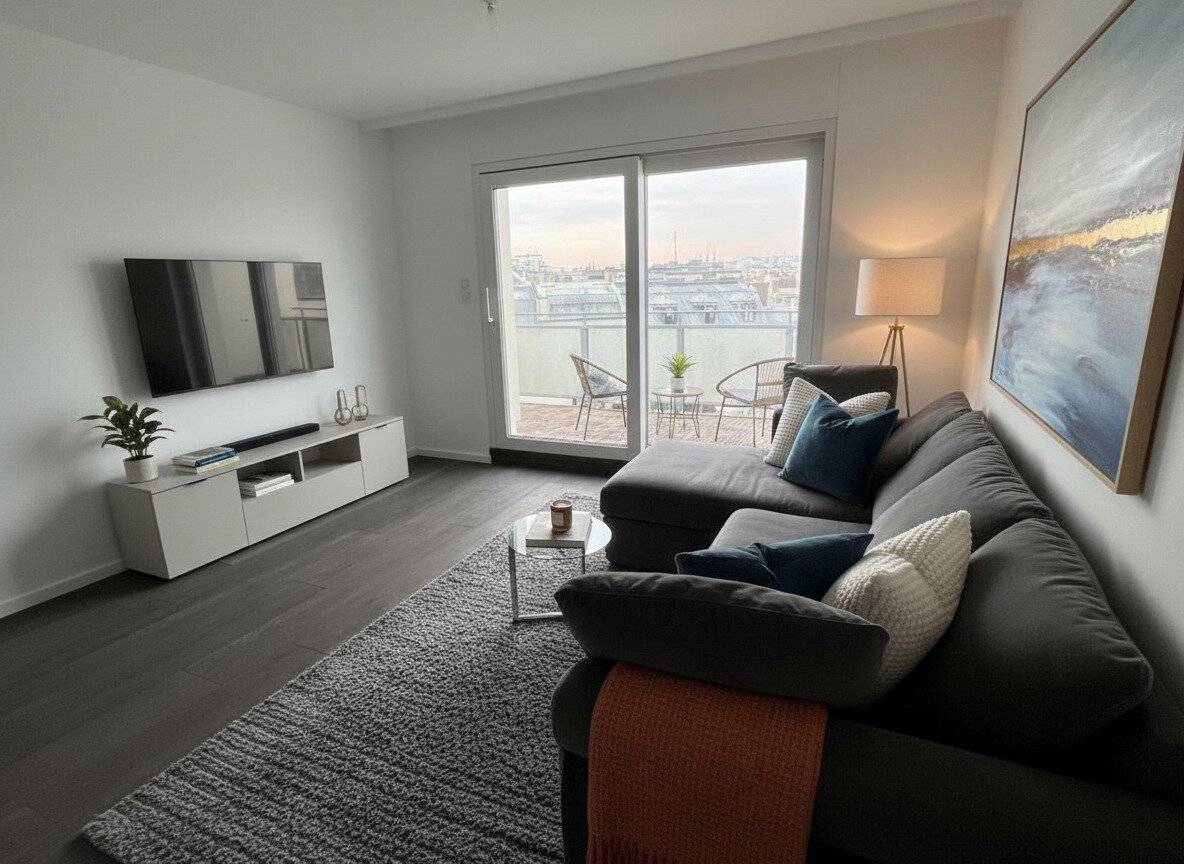 Moderne 3-Zi-Terrassenwohnung Karlskirche