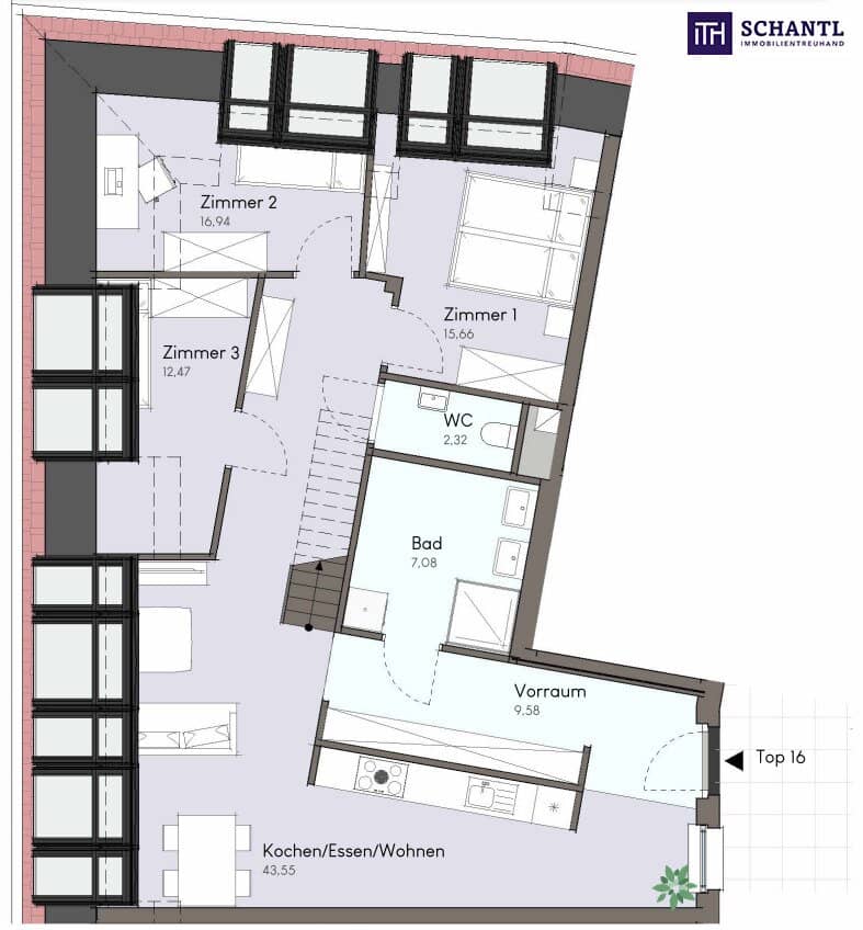 *Frühjahrsaktion* Penthouse-Feeling im Neubau: Lichtdurchflutete 4-Zimmer-Maisonette mit außergewöhnlich großer Dachterrasse!