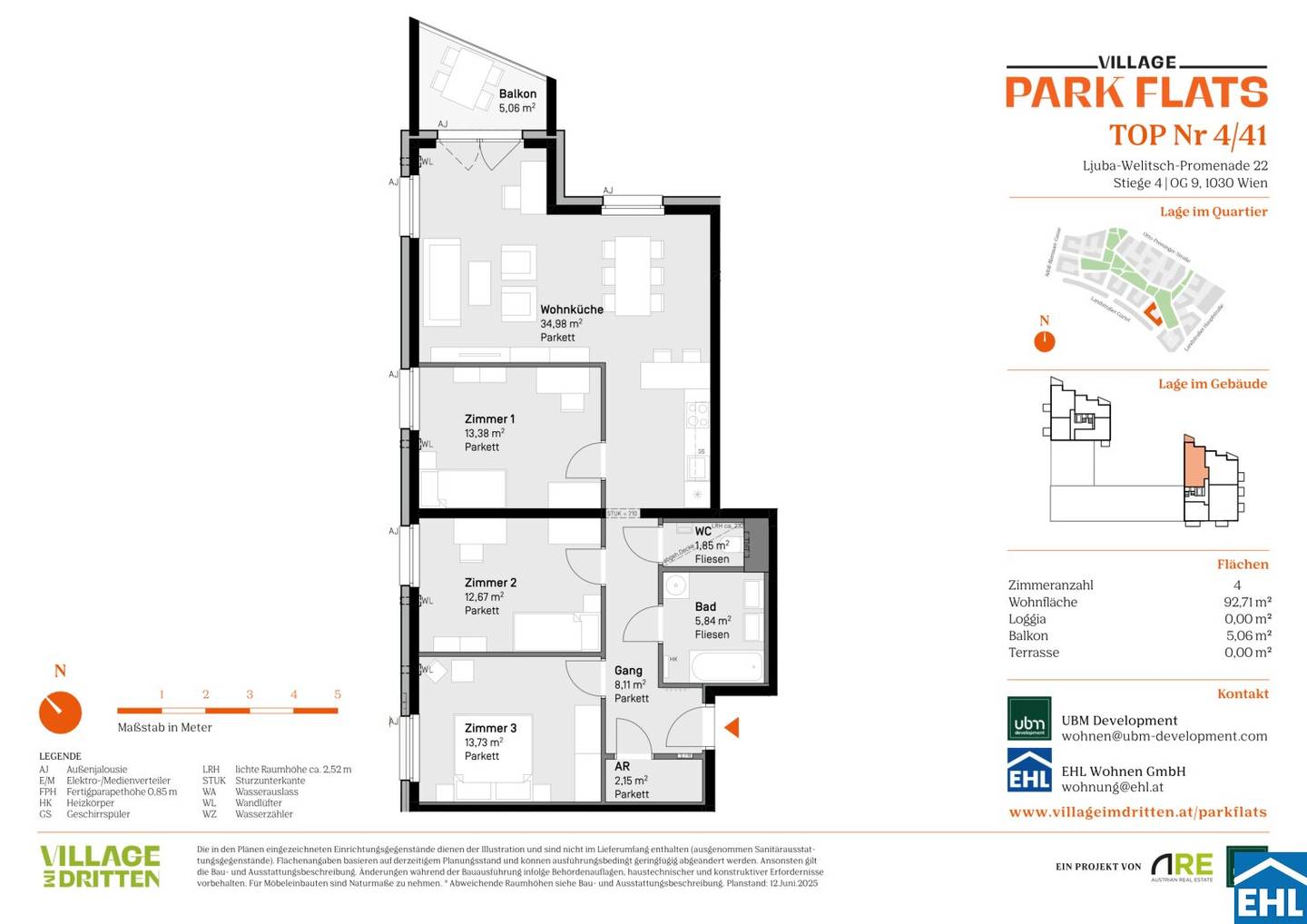 Vorsorgewohnung Parknähe provisionsfrei