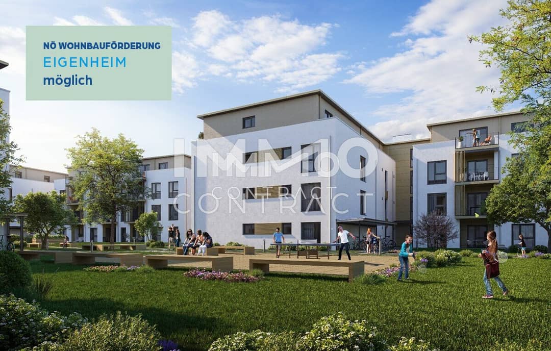 Erstbezug Wohnung mit eigenem Garten und Loggia