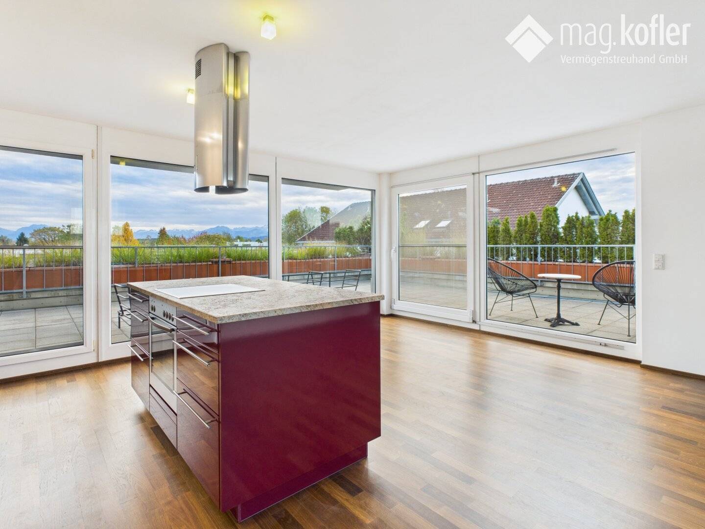 Penthouse mit Rundumblick und Terrasse