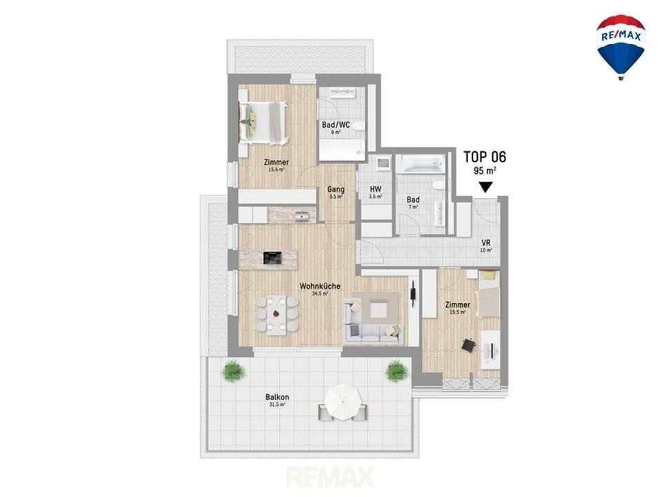 Grundriss Wohnung