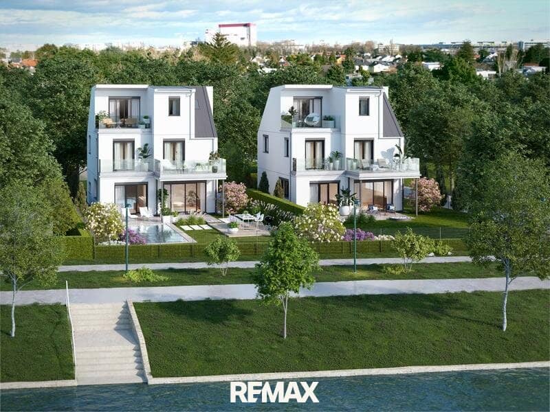 Luxuriöses Einfamilienhaus an der Alten Donau, 161 m² Wohnfläche