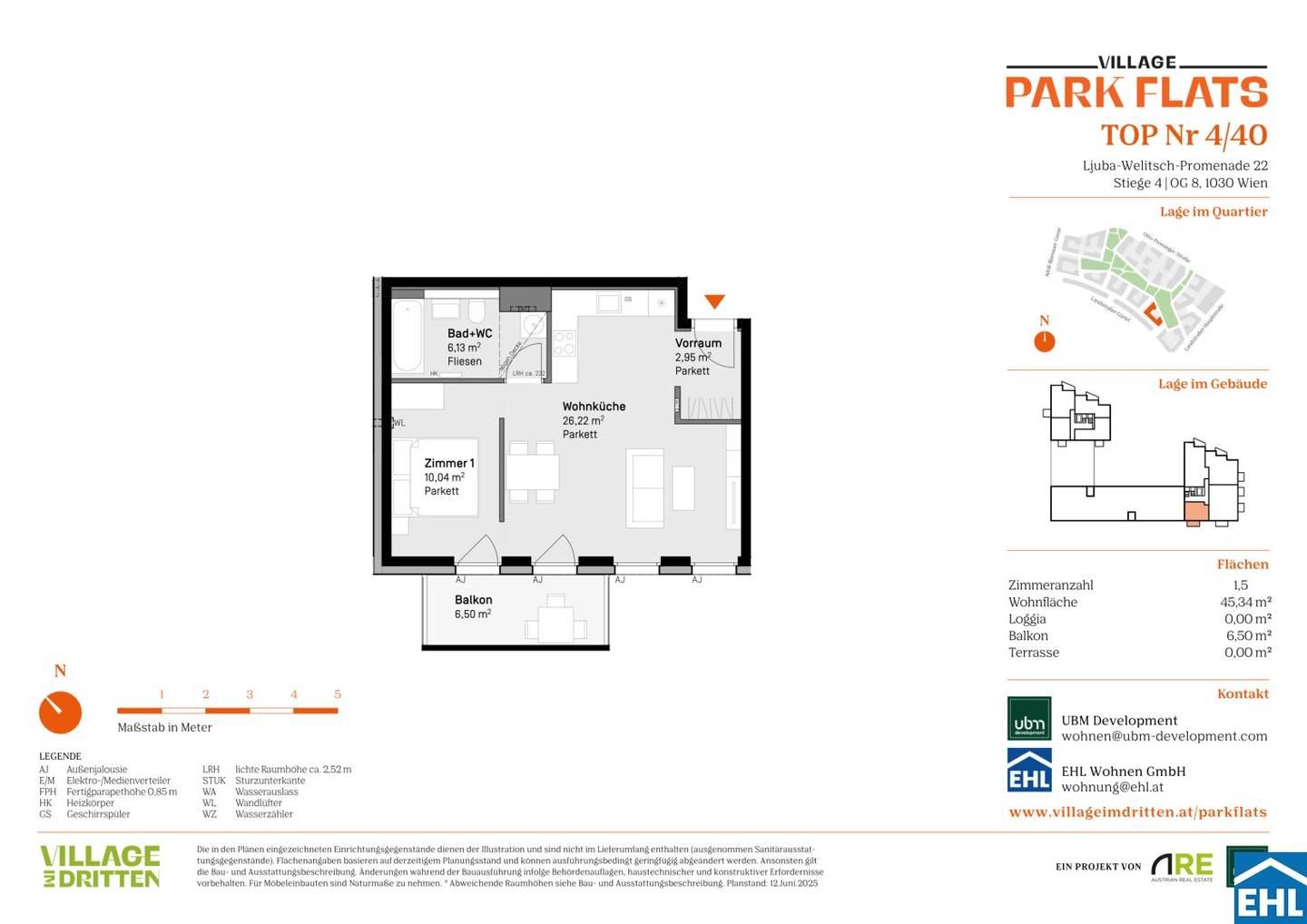 Apartment PARK FLATS with balcony and park on your doorstep